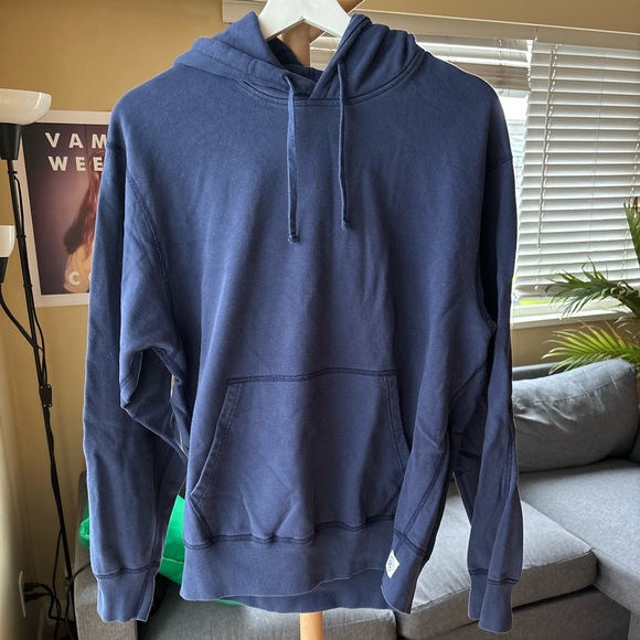 Women’s Small Reigning Champ Navy Hoodie - Picture 1 of 4